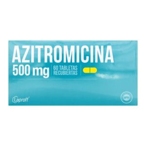 Azitromicina 500 mg 60 Tabletas Laproff