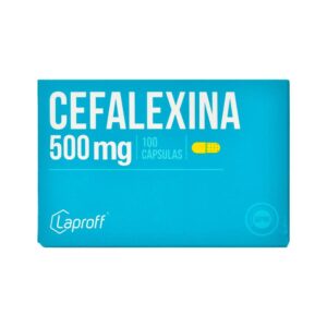 Cefalexina 500 mg 100 Cápsulas Laproff