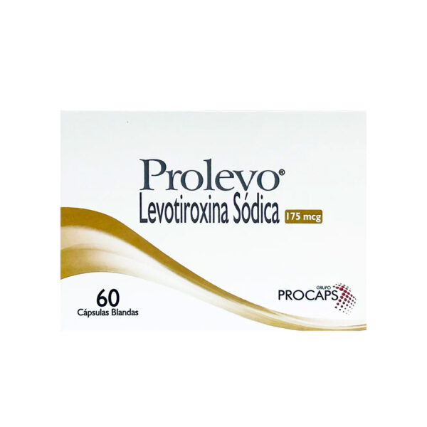 Prolevo 175 Mcg 60 Capsulas Blandas Levotiroxina Sodica - Drogueria ...