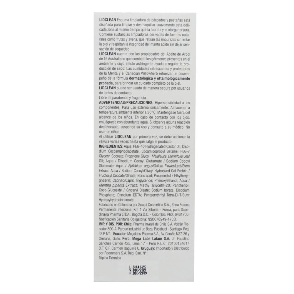 Kit Lidclean Espuma Limpiadora - Imagen 2