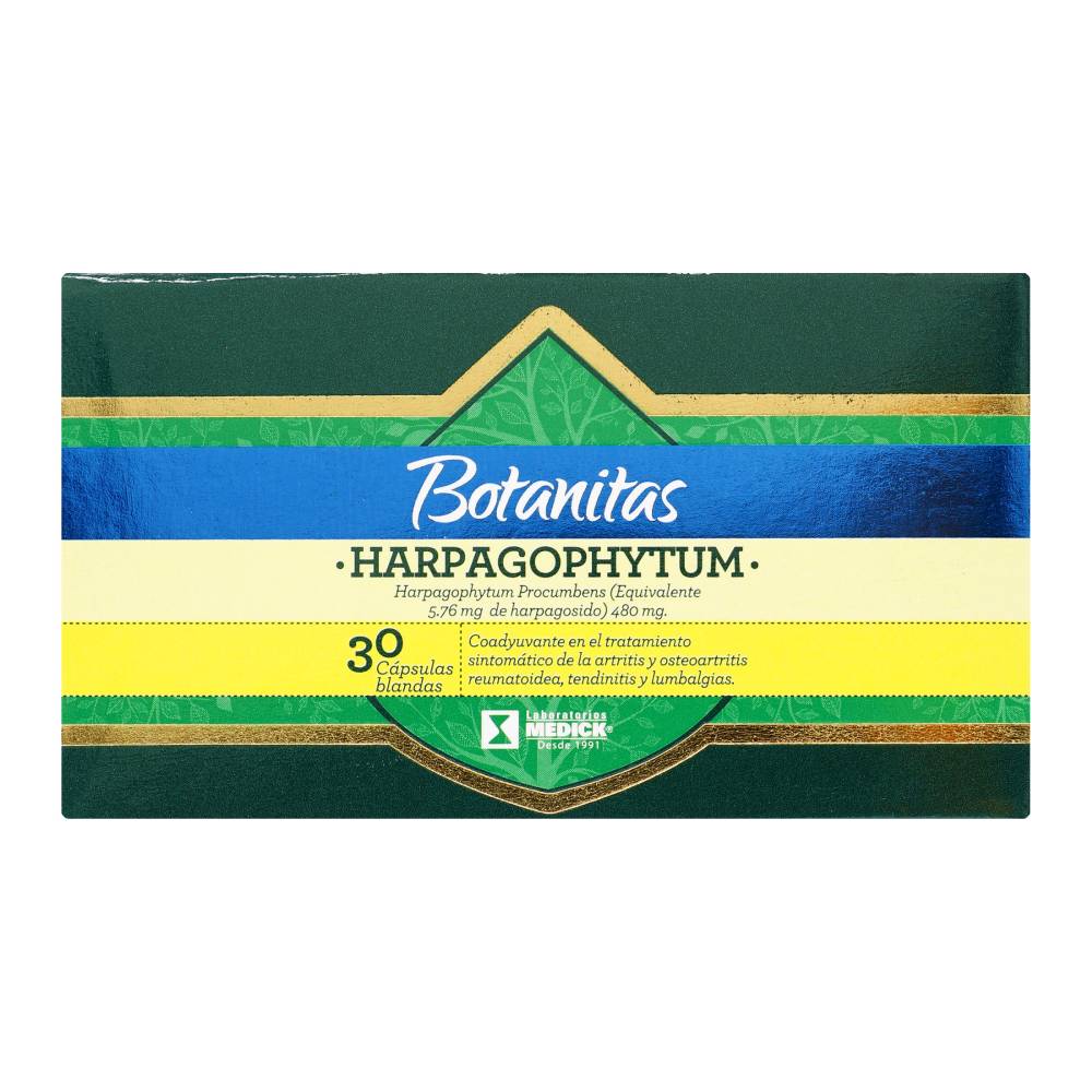 Harpagophytum Botanitas 30 Cápsulas