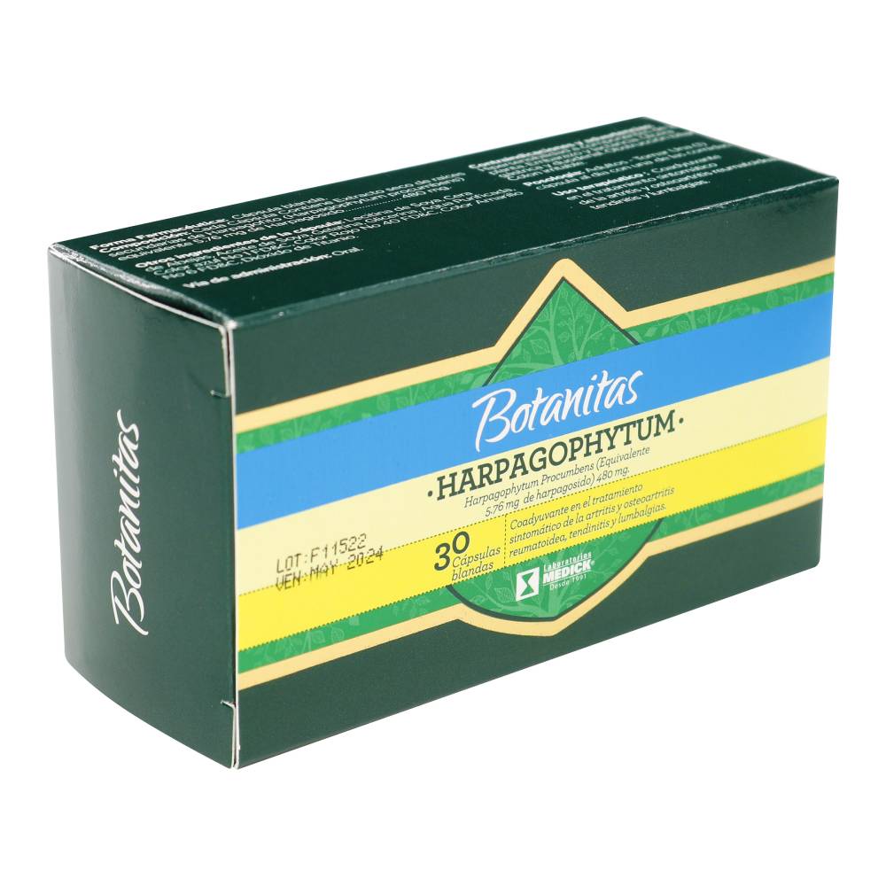 Harpagophytum Botanitas 30 Cápsulas - Imagen 2