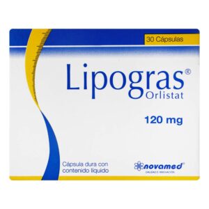 Orlistat Lipogras 120 mg 30 Cápsulas