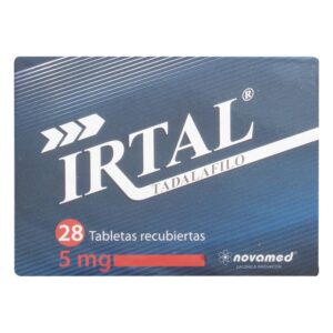 Irtal 5 mg 28 Tabletas Tadalafil
