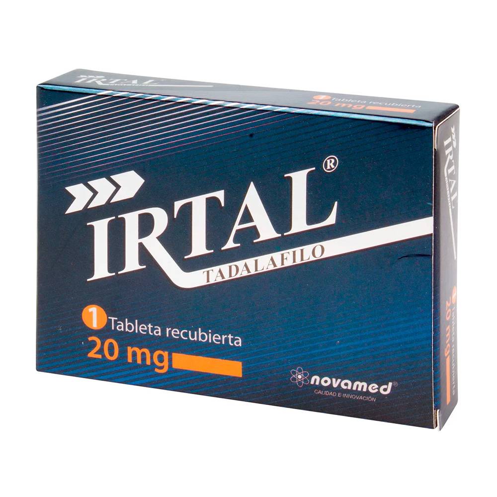 Tadalafilo Irtal 20 mg 1 Tableta