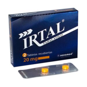 Tadalafilo Irtal 20 mg 2 Tabletas