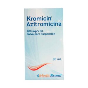 Kromicin Azitromicina 200mg/5ml Polvo Suspensión 30 Ml