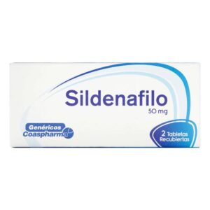Sildenafil 50 mg 2 Tabletas Coaspharma