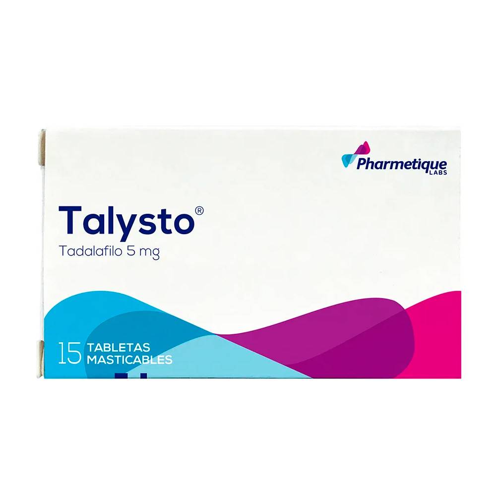 Talysto 5 mg 15 Tabletas Tadalafil
