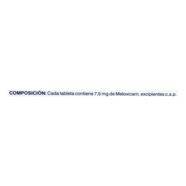 Meloxicam 7.5 mg 10 Tabletas La Sante - Imagen 4