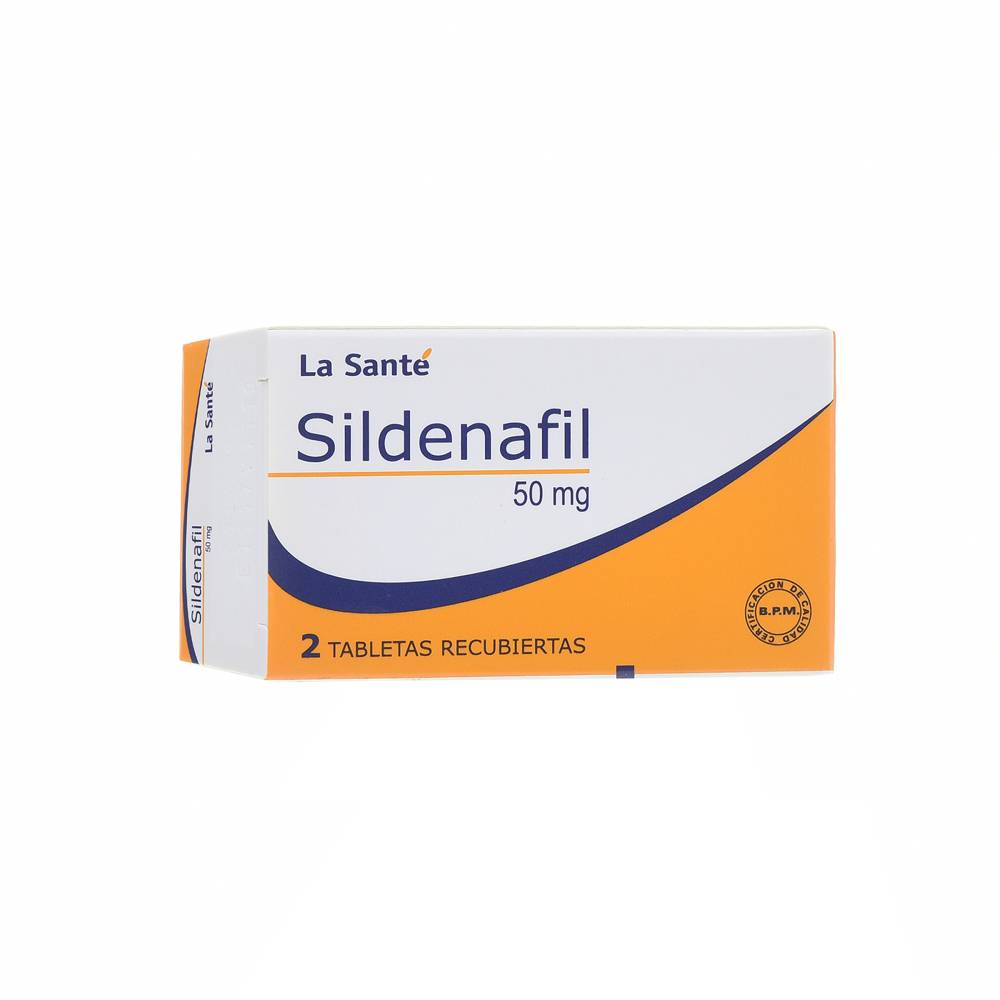 Sildenafil 50 mg 2 Tabletas La Sante - Imagen 2