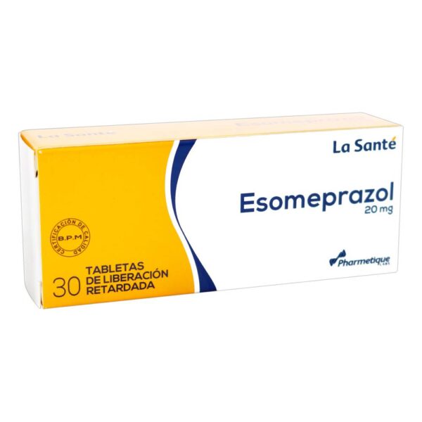 Esomeprazol 20 mg 30 Tabletas La Sante - Imagen 2