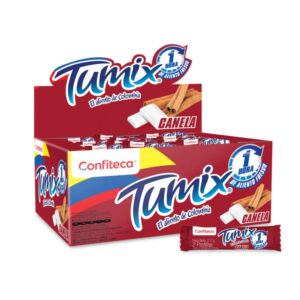 Chicles Tumix Canela 2 Pastillas 100 Unidades