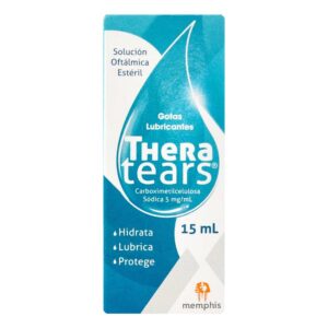 Thera Tears Carboximetilcelulosa 15 mg Gotas Para Ojos 15 Ml