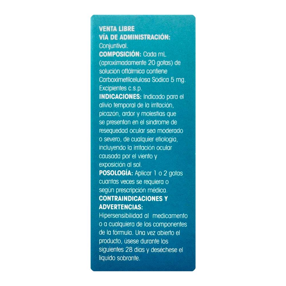 Thera Tears Carboximetilcelulosa 15 mg Gotas Para Ojos 15 Ml - Imagen 3