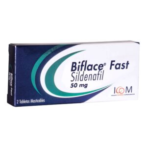 Biflace Fast 50 mg 2 Tabletas Masticables