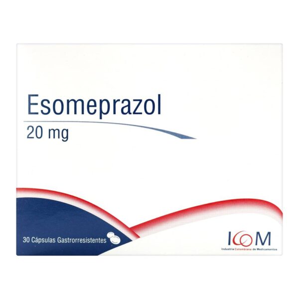Esomeprazol 20 mg 30 Cápsulas Icom