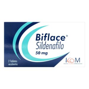 Biflace 50 mg 2 Tabletas Icom Sildenafil