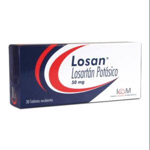 Losan 50 mg 30 Tabletas Icom Losartan