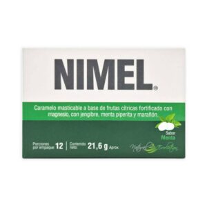 Caramelo Nimel Sabor Menta 12 Tabletas