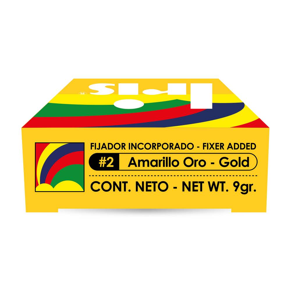 Tinte Iris Para Telas #2 Amarillo Oro 9 g - Imagen 3