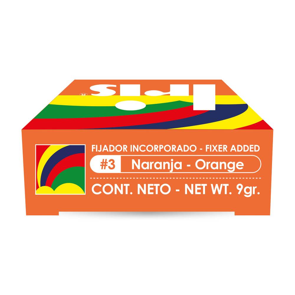 Tinte Iris Para Telas #3 Naranja 9 g - Imagen 3