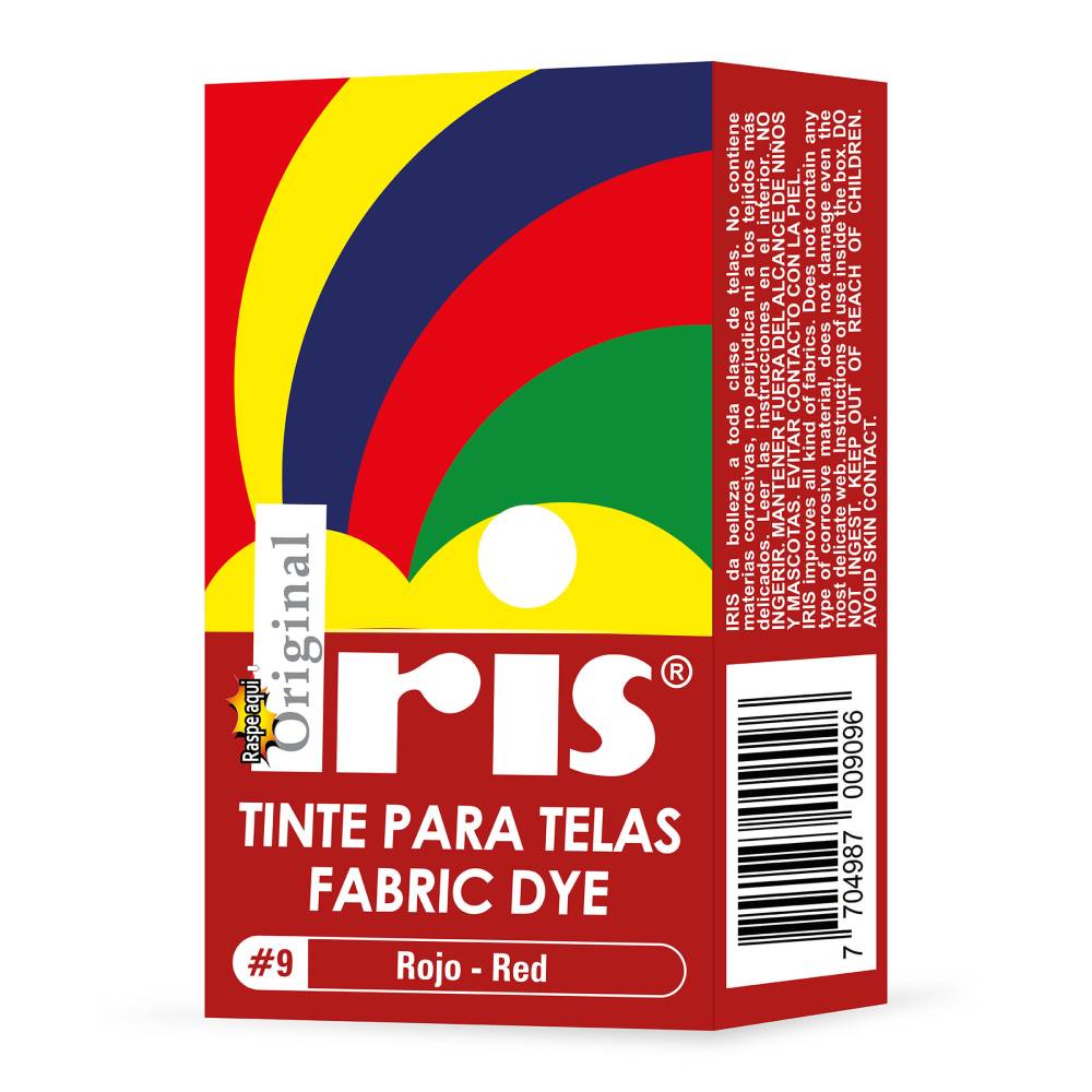 Tinte Iris Para Telas #9 Rojo 9 g - Imagen 2