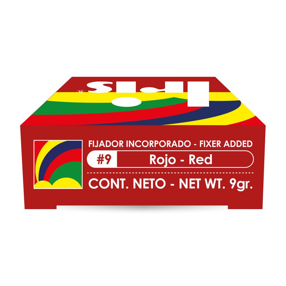 Tinte Iris Para Telas #9 Rojo 9 g - Imagen 3