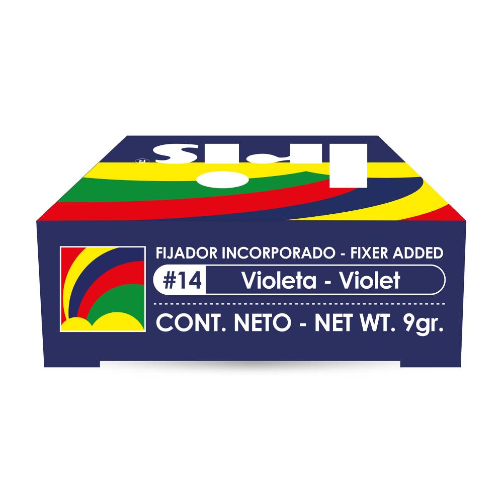 Tinte Iris Para Telas #14 Violeta 9 g - Imagen 3