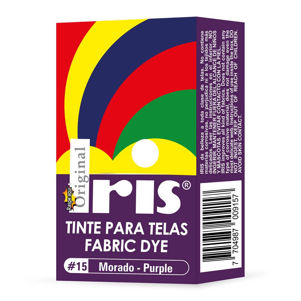 Tinte Iris Para Telas #15 Morado 9 g - Imagen 2