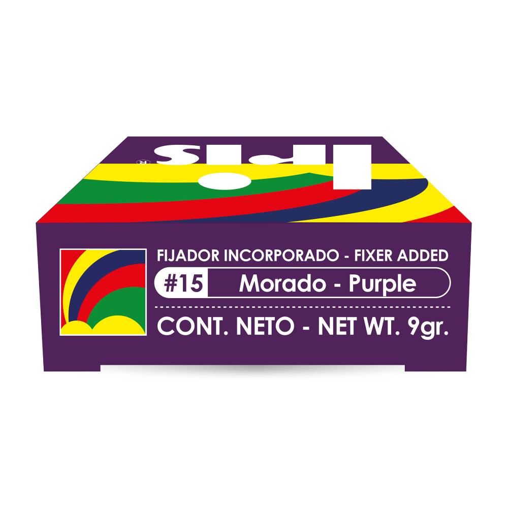 Tinte Iris Para Telas #15 Morado 9 g - Imagen 3