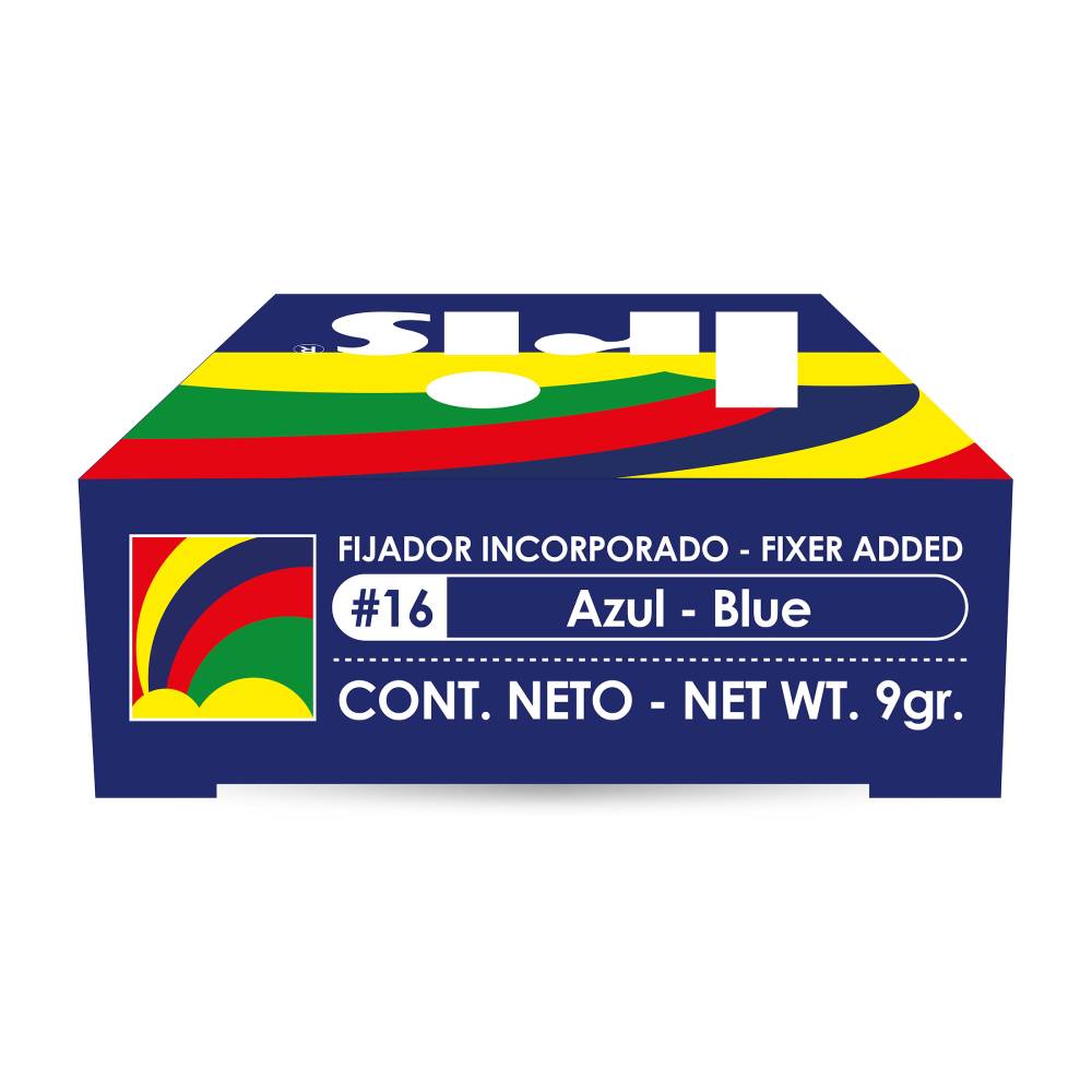 Tinte Iris Para Telas #16 Azul 9 g - Imagen 3