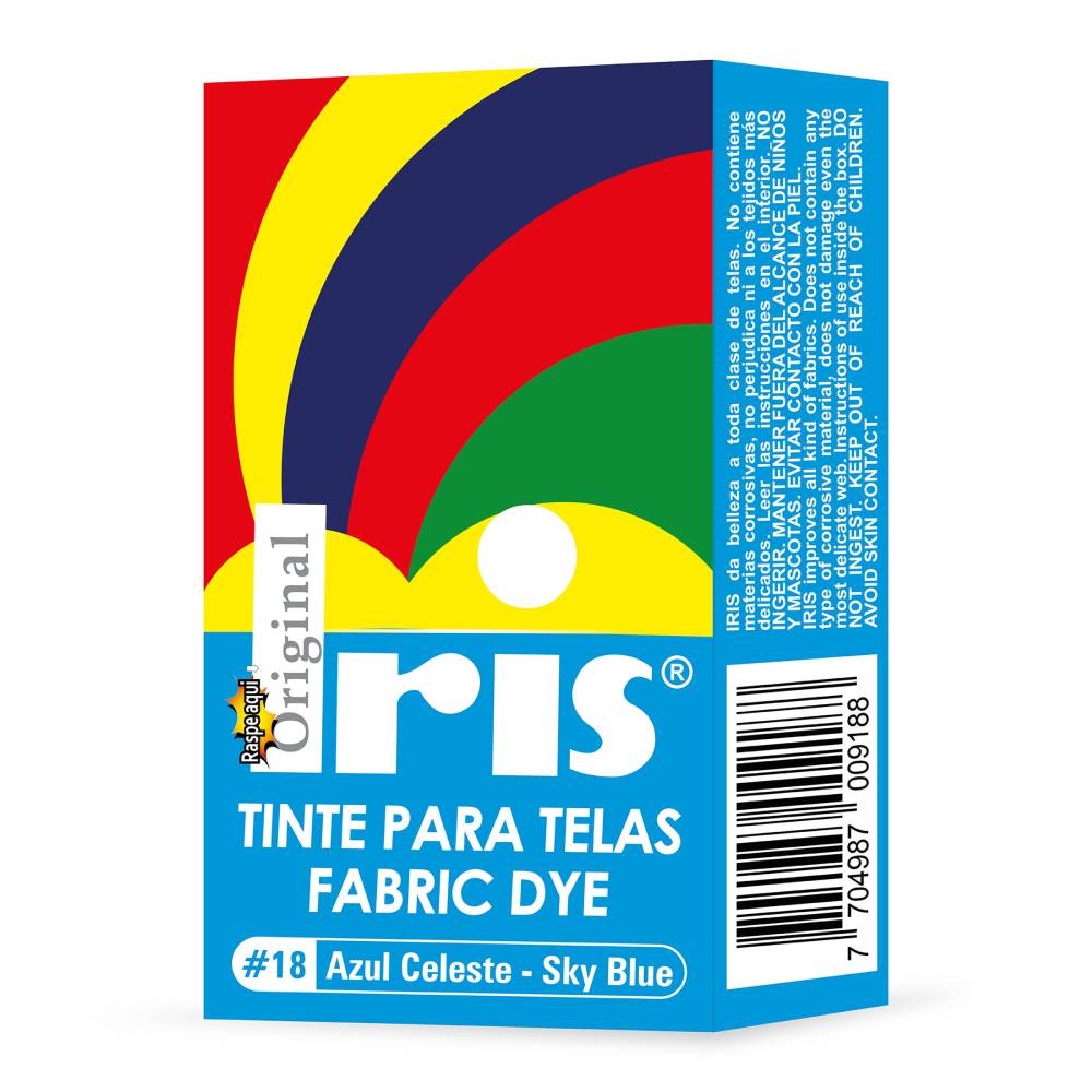 Tinte Iris Para Telas #18 Azul Celeste 9 g - Imagen 2