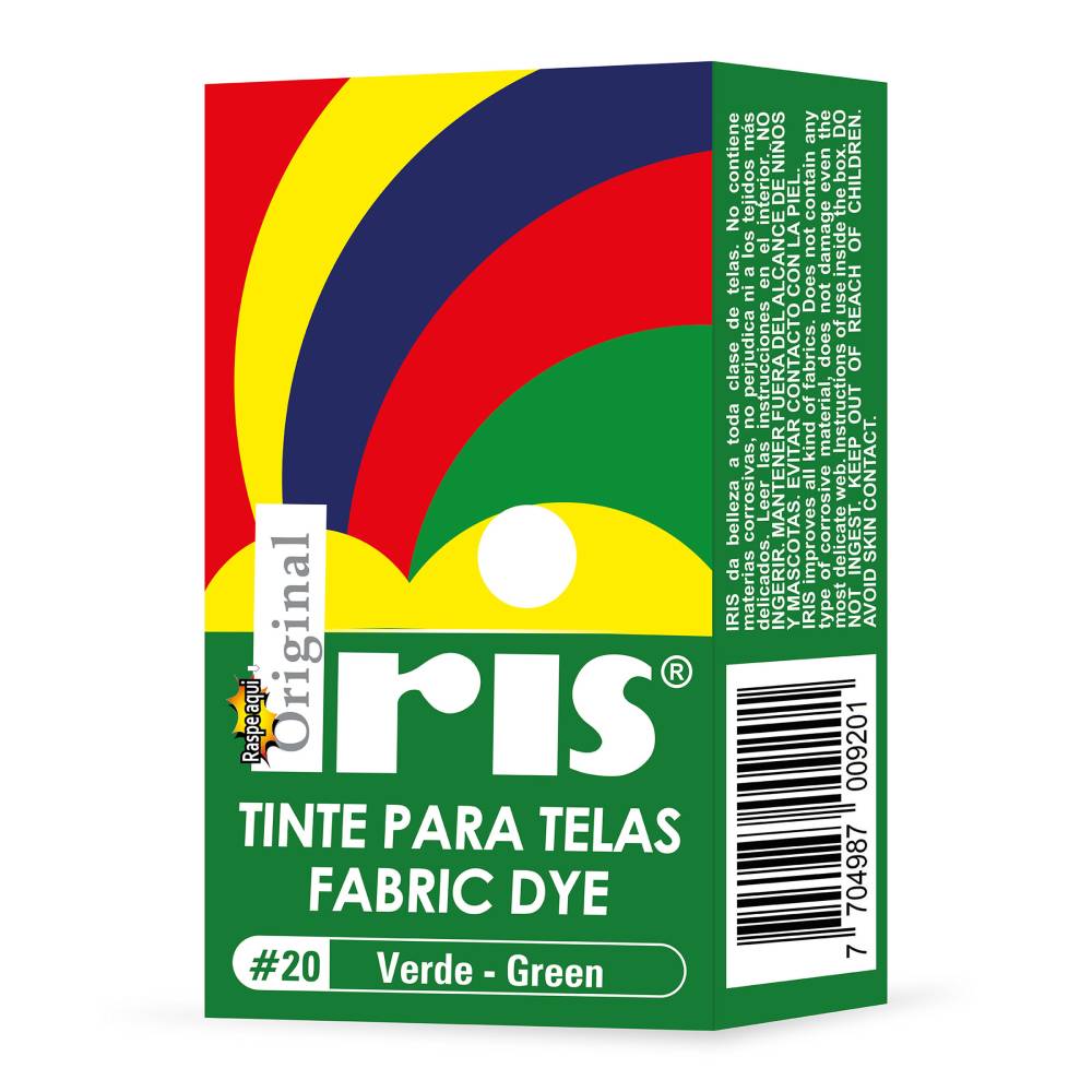 Tinte Iris Para Telas #20 Verde 9 g - Imagen 2