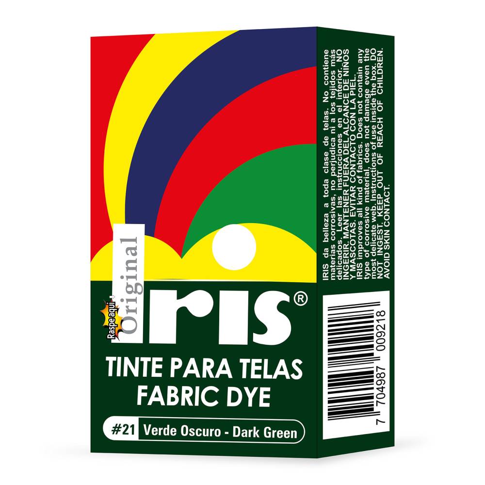 Tinte Iris Para Telas #21 Verde Oscuro 9 g - Imagen 2