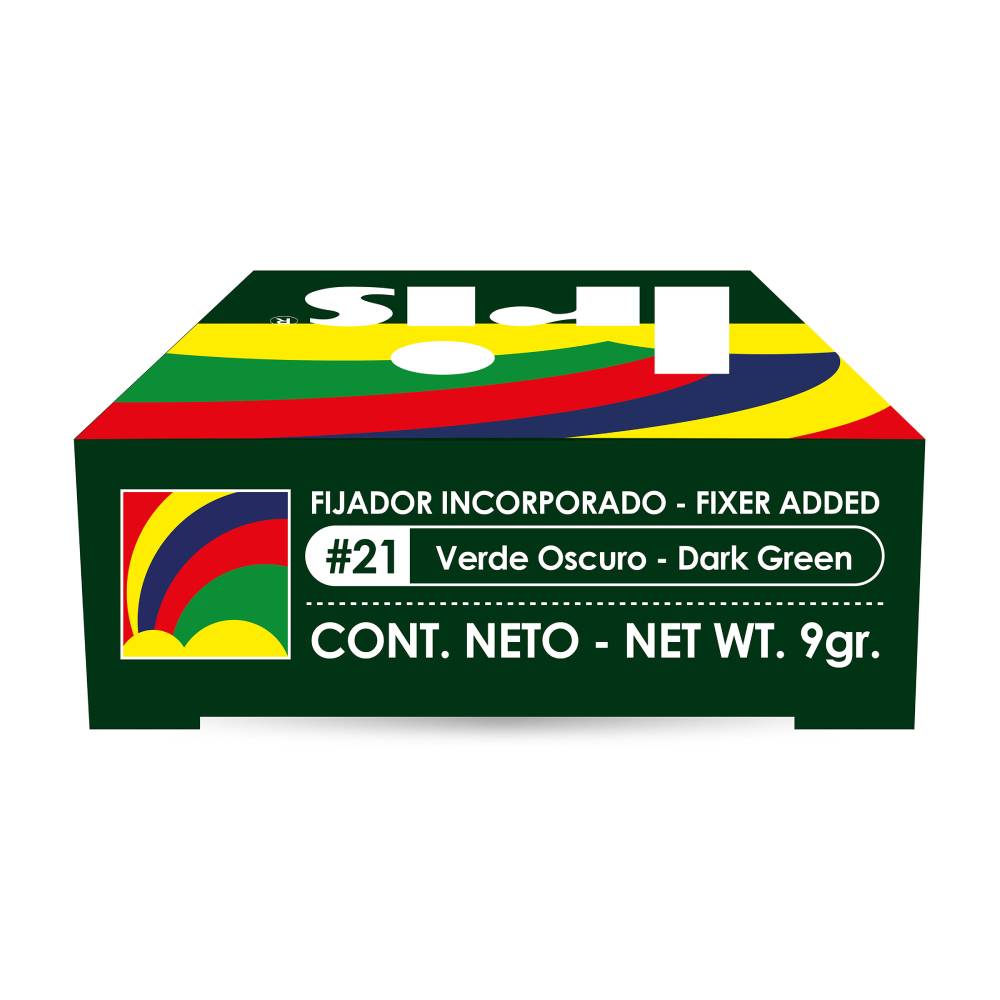 Tinte Iris Para Telas #21 Verde Oscuro 9 g - Imagen 3