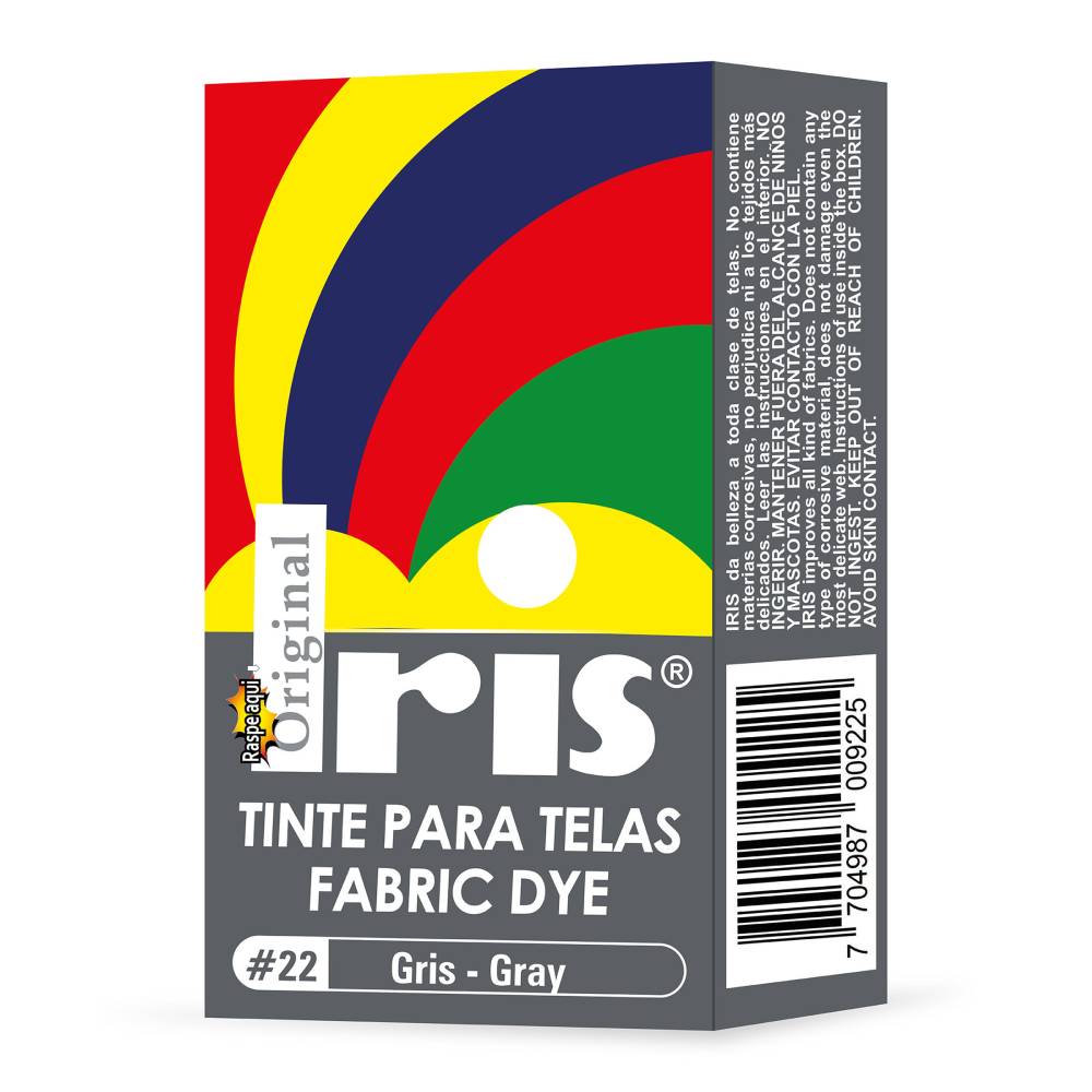 Tinte Iris Para Telas #22 Gris 9 g - Imagen 2