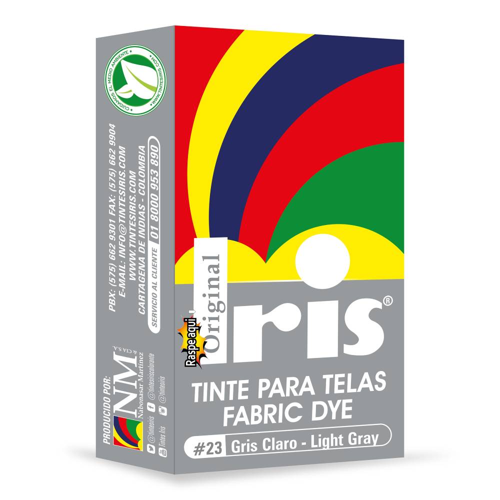 Tinte Iris Para Telas #23 Gris Claro 9 g
