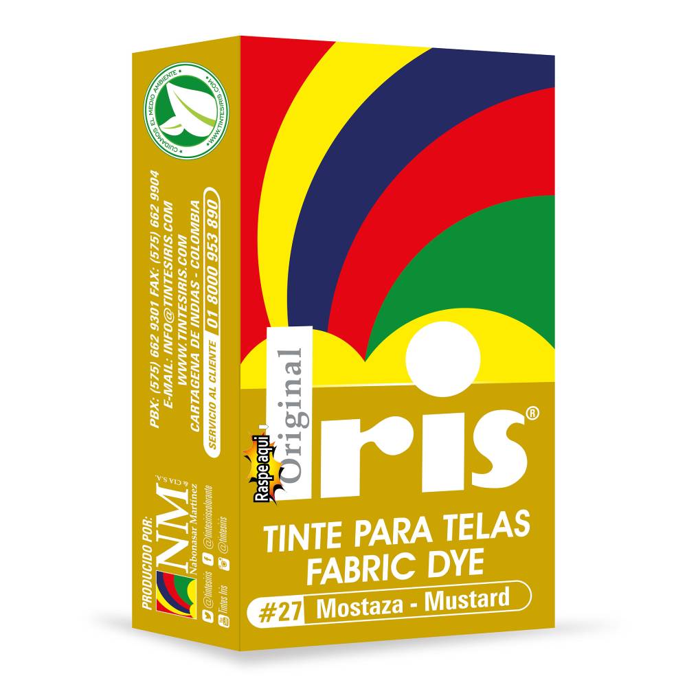 Tinte Iris Para Telas #27 Mostaza 9 g