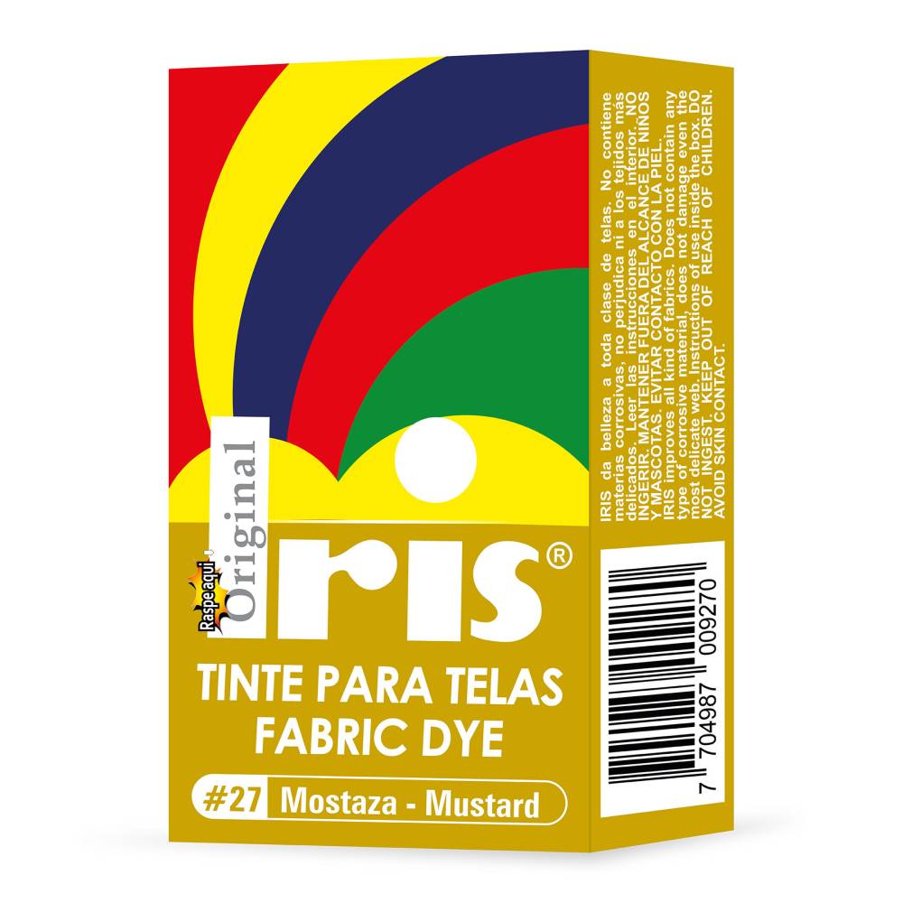 Tinte Iris Para Telas #27 Mostaza 9 g - Imagen 2