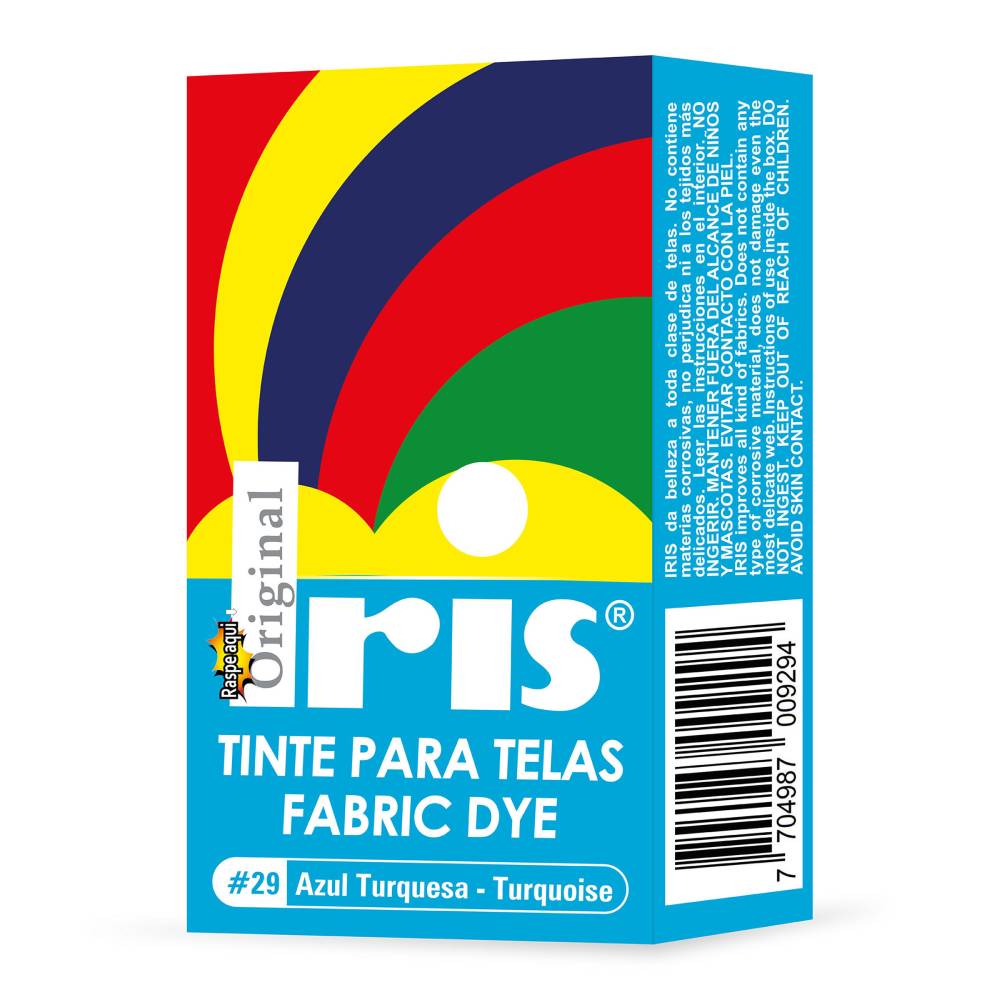 Tinte Iris Para Telas #29 Azul Turquesa 9 g - Imagen 2