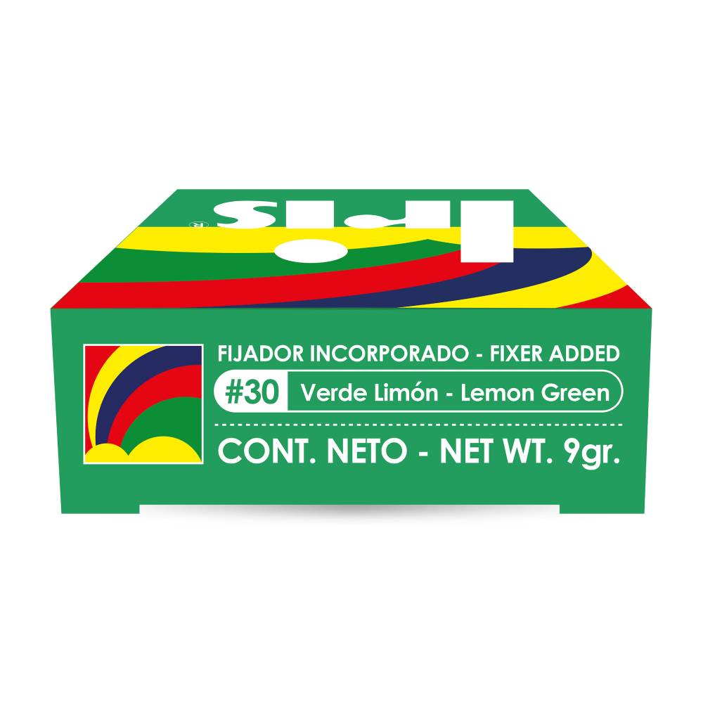 Tinte Iris Para Telas #30 Verde Limon 9 g - Imagen 3