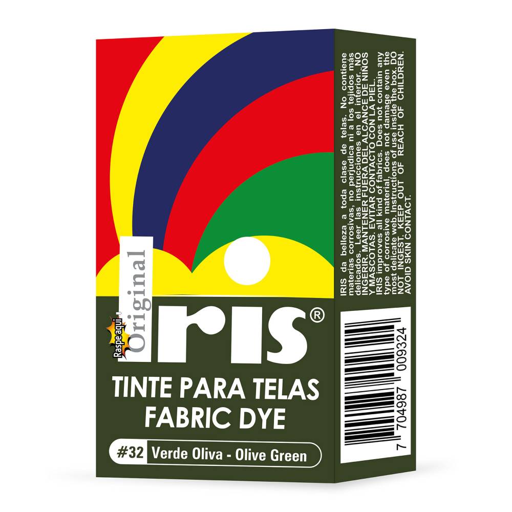 Tinte Iris Para Telas #32 Verde Oliva 9 g - Imagen 2