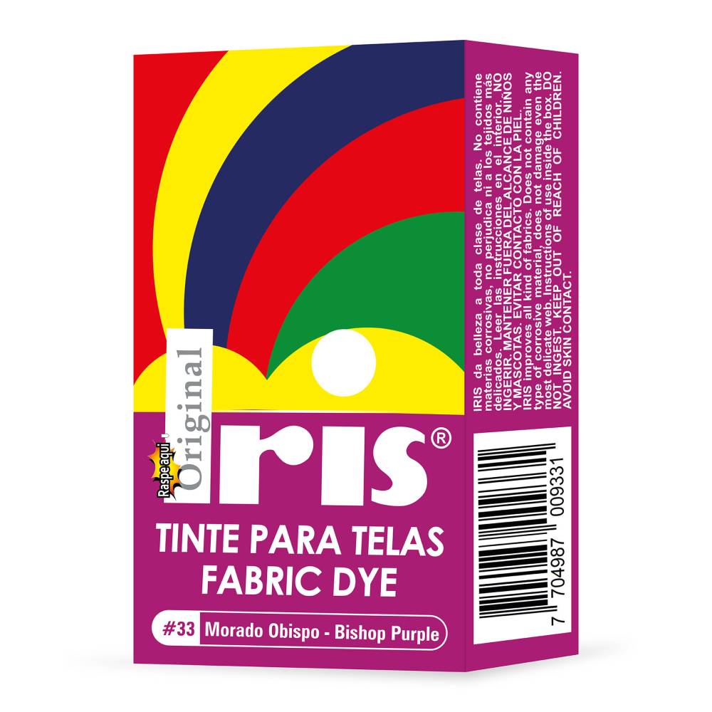 Tinte Iris Para Telas #33 Morado Obispo 9 g - Imagen 2