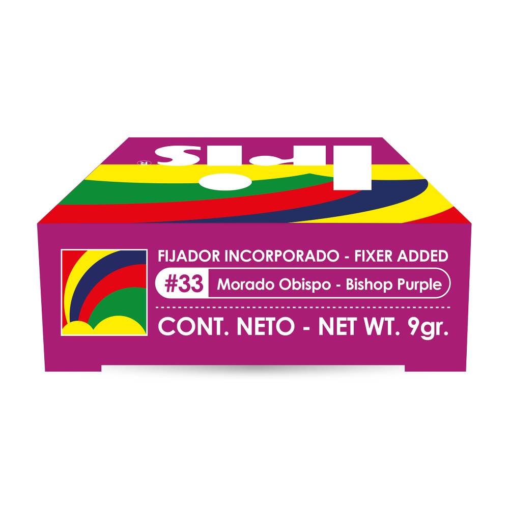 Tinte Iris Para Telas #33 Morado Obispo 9 g - Imagen 3