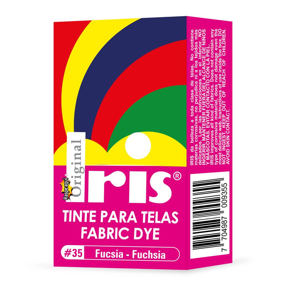 Tinte Iris Para Telas #35 Fucsia 9 g - Imagen 2