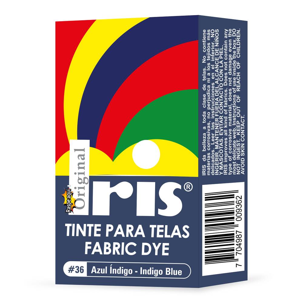 Tinte Iris Para Telas #36 Azul Indigo 9 g - Imagen 2
