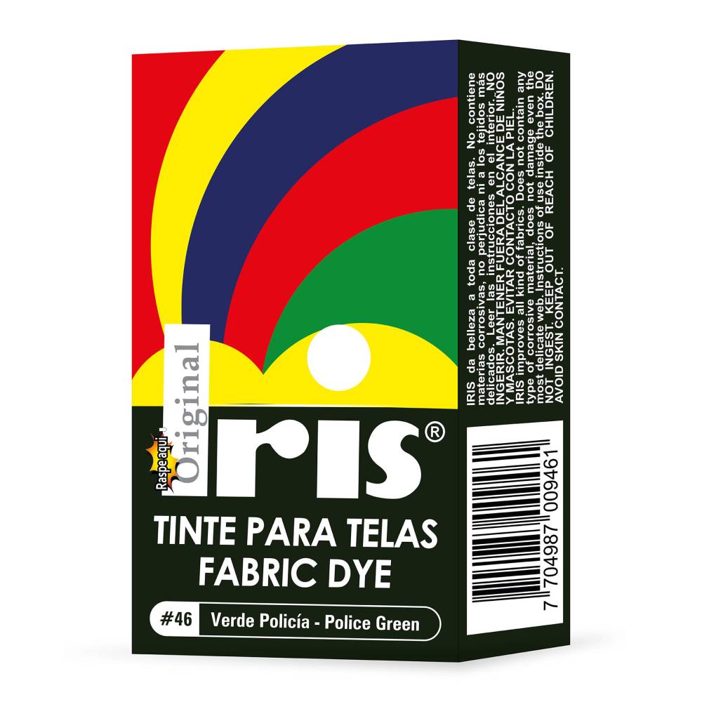 Tinte Iris Para Telas #46 Verde Policia 9 g - Imagen 2