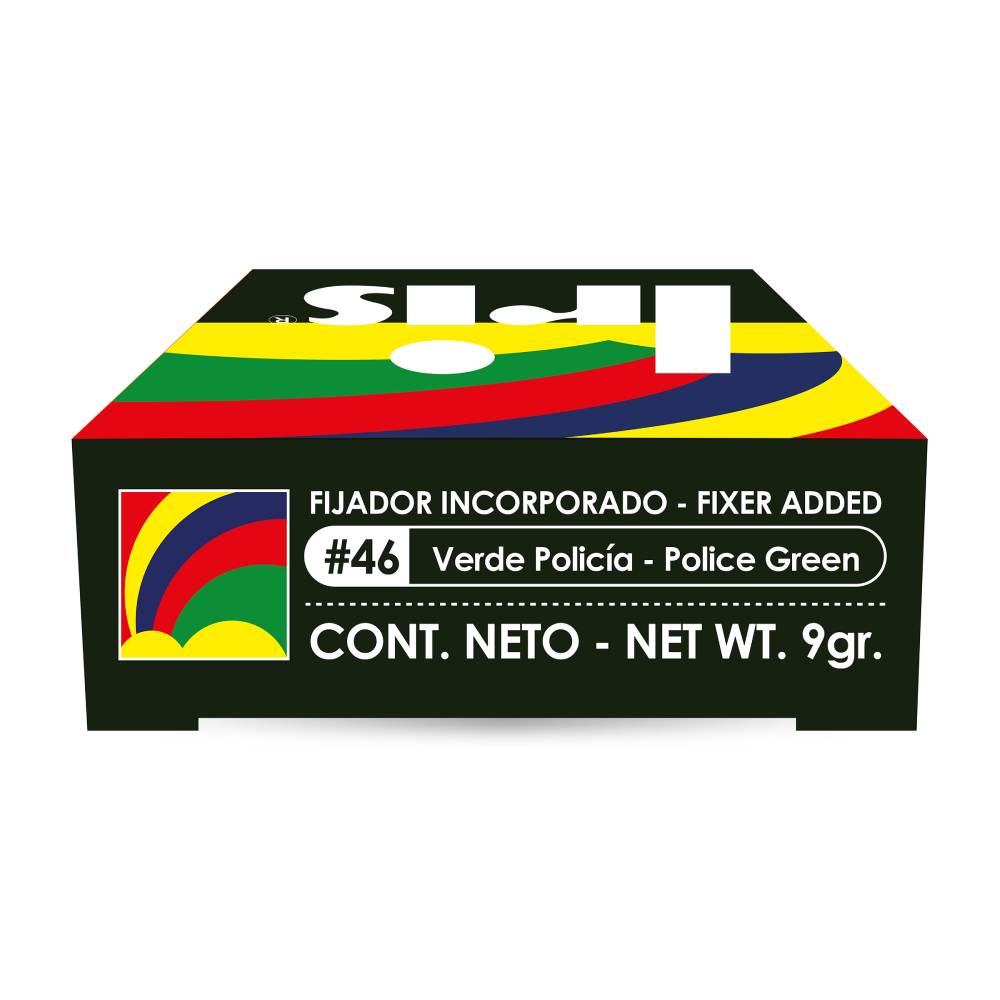 Tinte Iris Para Telas #46 Verde Policia 9 g - Imagen 3