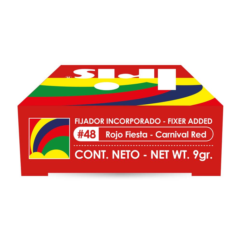 Tinte Iris Para Telas #48 Rojo Fiesta 9 g - Imagen 3